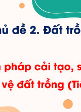 CN Trồng trọt - Bài 5. Biện pháp cải tạo, sử dụng và bảo vệ đất trồng (Tiết 3)